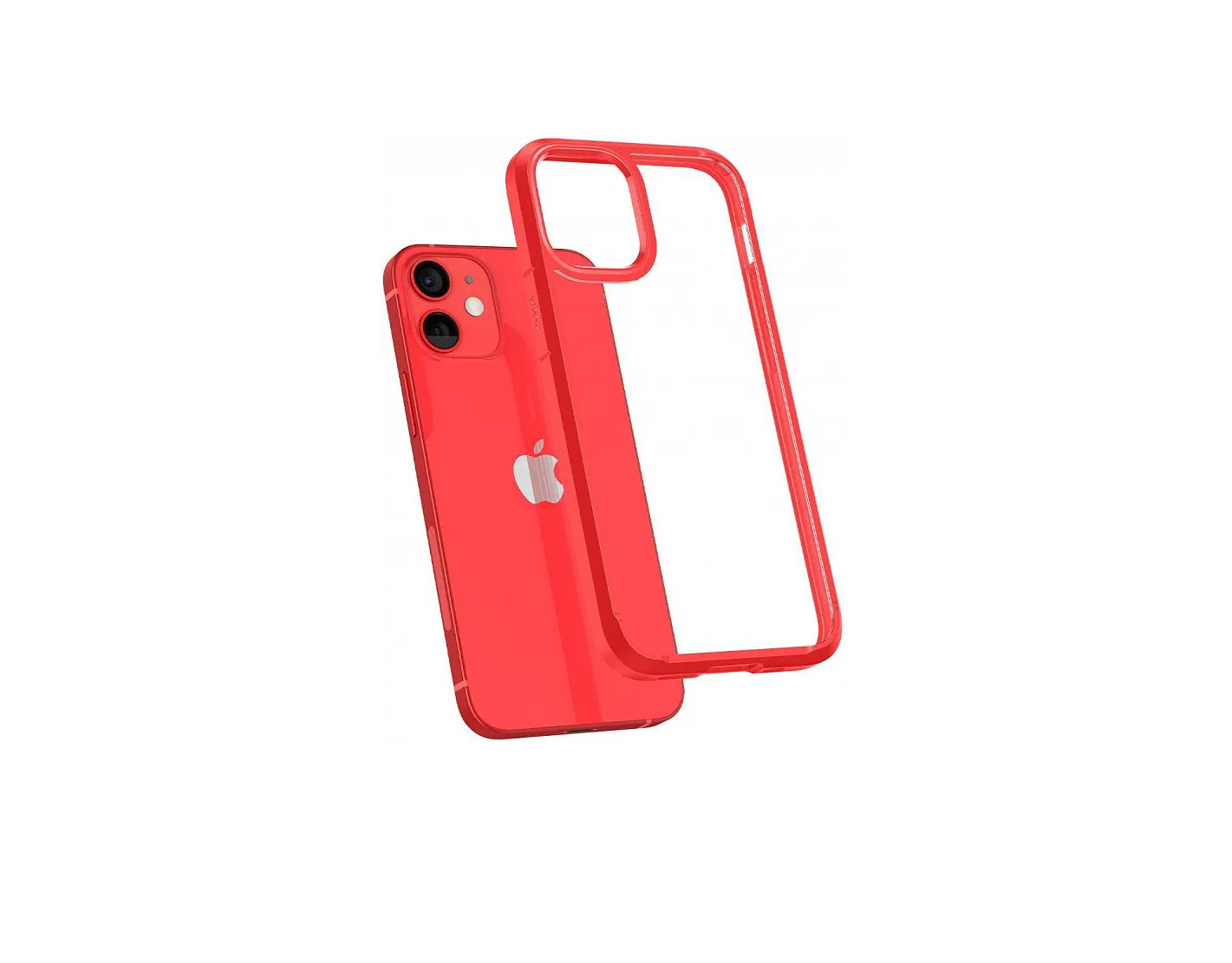 Купить Чехол Spigen Ultra Hybrid для iPhone 12 mini, красный в  интернет-магазине The iStore