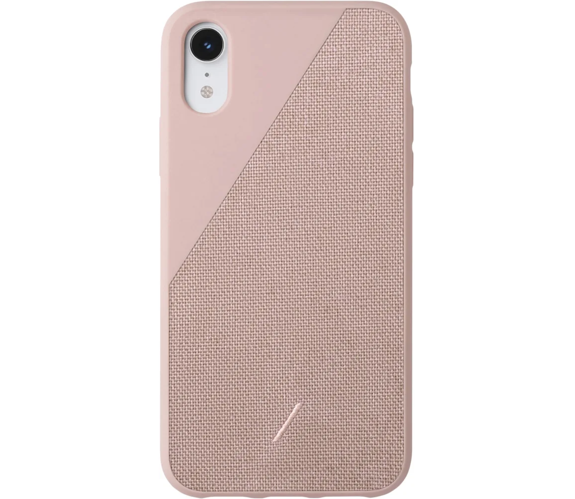 Чехол Native Union IPhone XR CLIC CANVAS, розовый, ткань
