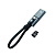 Кард-ридер с кабелем lightning ADAM elements iKlips Wizard 0G серый