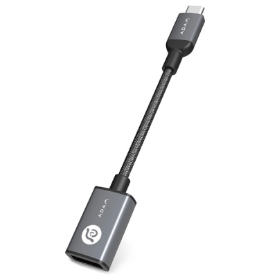 Адаптер ADAM elements CASA F13 для MacBook, USB на USB-C серый